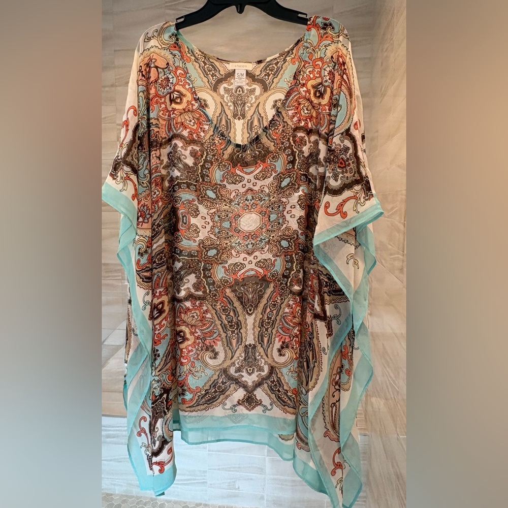 Chico’s Print Poncho